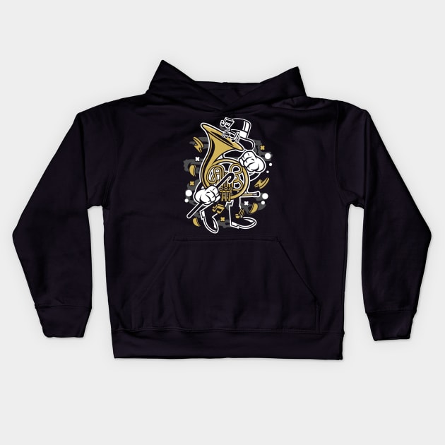 Marching Band Kids Hoodie by Superfunky